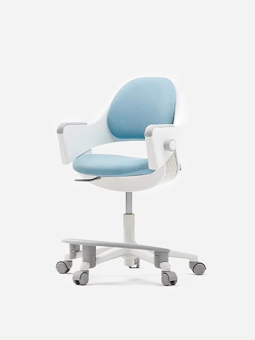 Ringo Ergonomic Kids Chair, lavender blue, Footrest