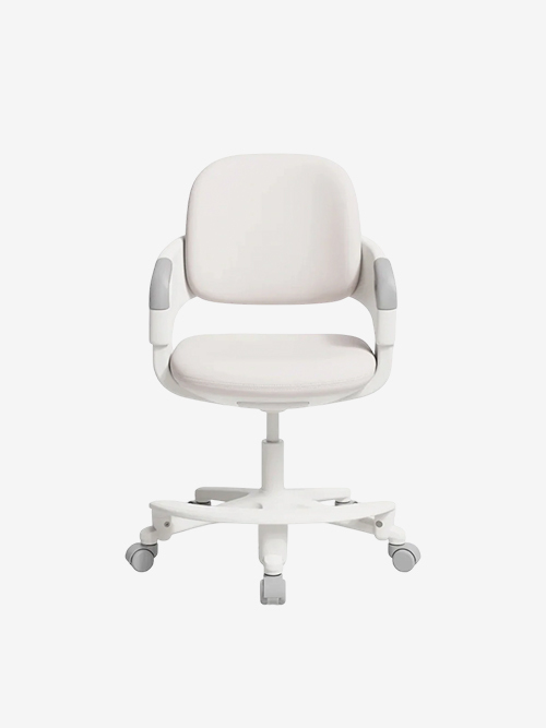 Ringo Ergonomic Kids Chair, Beige Grey, Footrest
